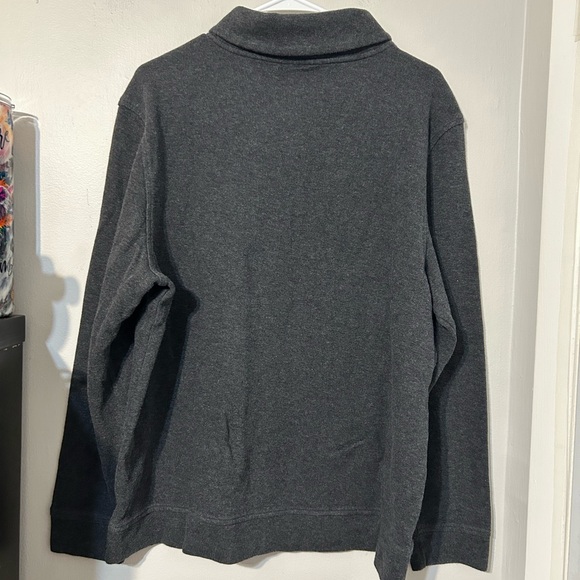 Tasso Elba Charcoal Turtleneck Sweater - Picture 3 of 3